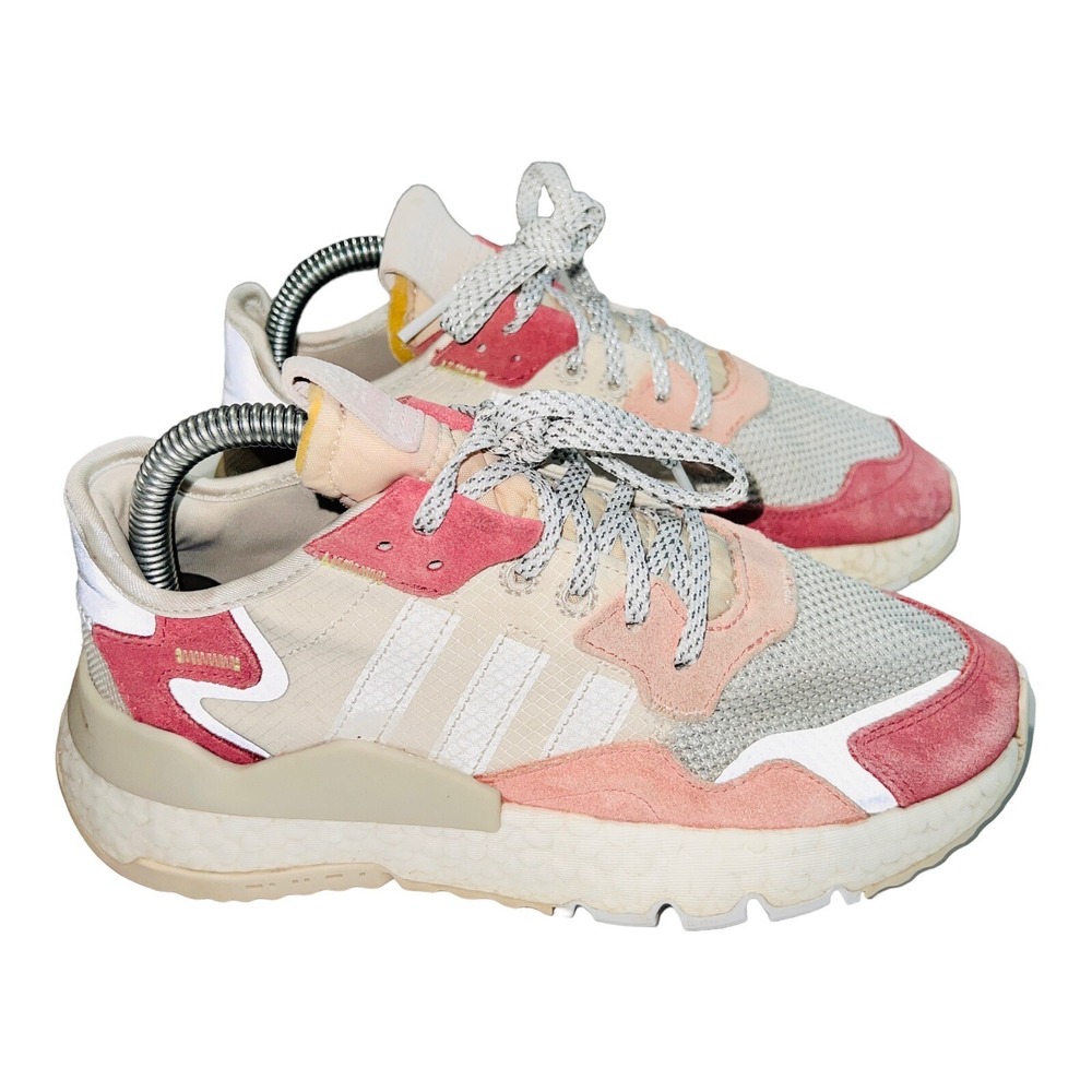 Adidas Nite Jogger Women's Size 6.5 Multicolor Running/Walking Shoes DA8666